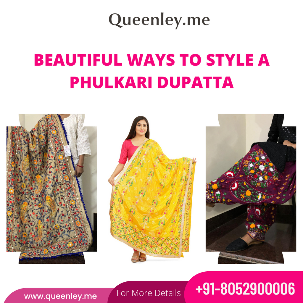 Beautiful Ways to Style a Phulkari Dupatta