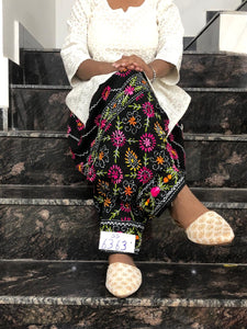 Phulkari handwork Embroidery Cotton Salwar