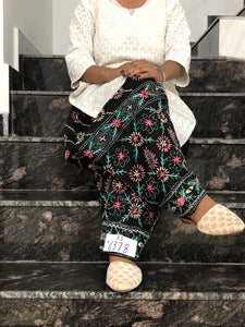 Phulkari handwork Embroidery Cotton Salwar
