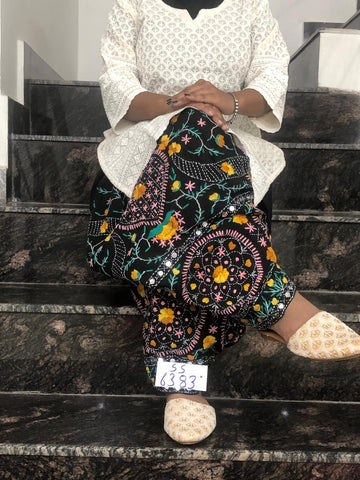 Phulkari handwork Embroidery Cotton Salwar